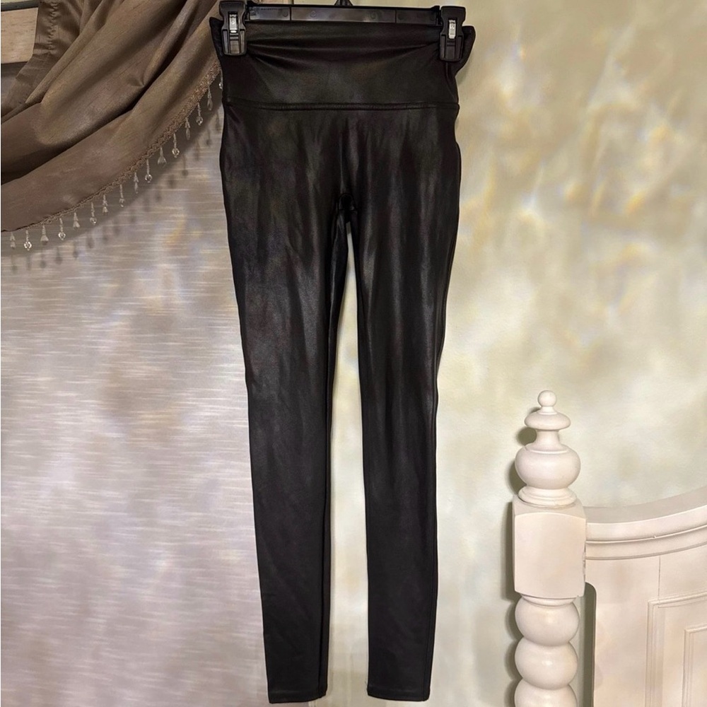 Spanx Leather Leggings – High Rise, Shaping, Best-Seller